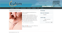 Desktop Screenshot of eufom.com